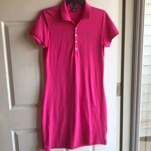 Ralph Lauren sport pink Polo dress